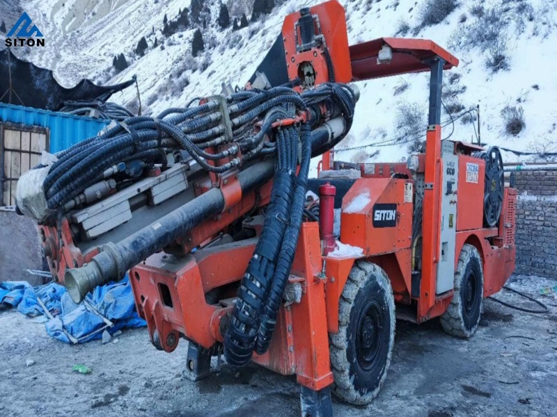 Siton DS3 Rock Bolting Rig and DL2 Production Drill Rig in Tajikistan